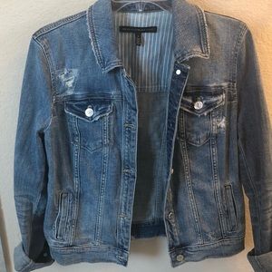 Distressed Denim Jacket